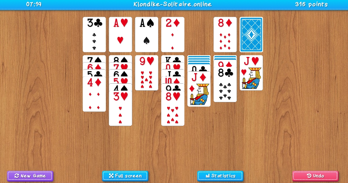 klondike turn 1 solitaire king